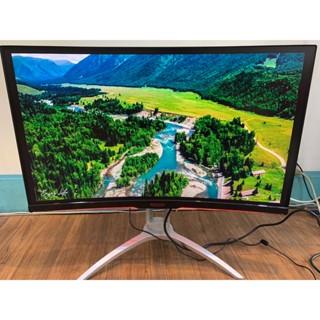 【艾爾巴二手】AOC AGON AG322QCX 32型曲面144Hz電競電腦螢幕 #二手液晶#漢口店01696