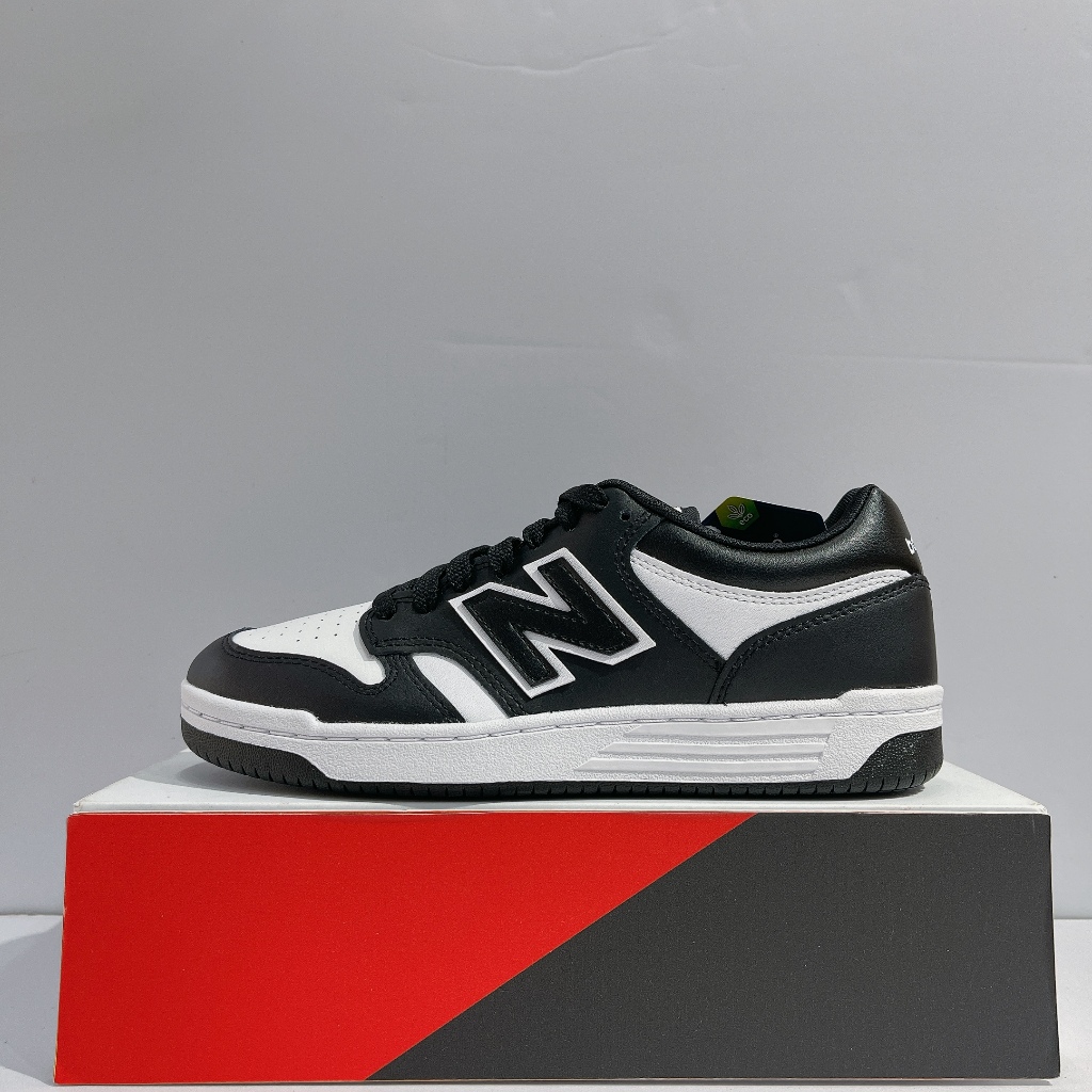 New Balance 480 男女款 黑白色 D楦 皮革 復古 板鞋 運動 休閒鞋 BB480LBA