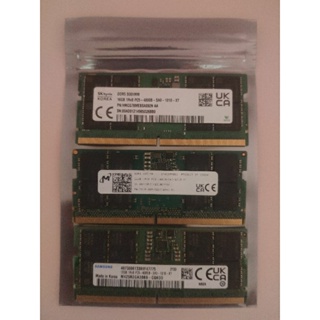 筆電記憶體 RAM DDR5-4800 16GB
