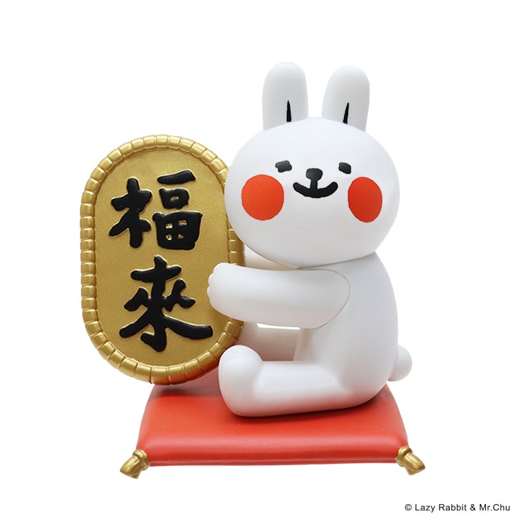 (研達 YENDAR) 懶散兔與啾先生招財公仔 [ 懶散兔 / 啾先生]