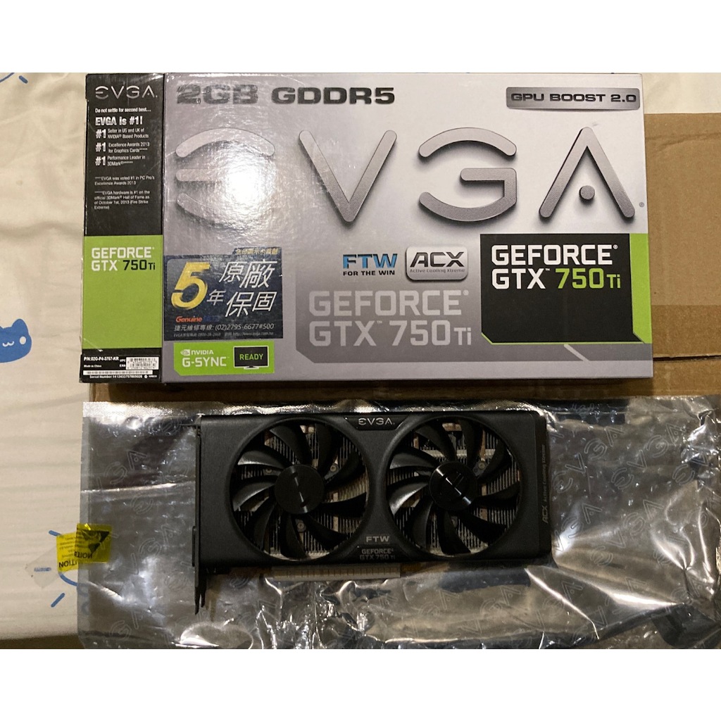 EVGA GTX 750 TI 2GB 6PIN供電