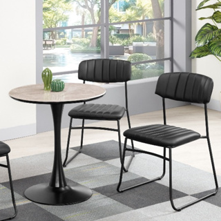 【新荷傢俱工場】M 609 岩板圓桌 2尺岩板圓桌/2.3尺岩板圓桌 洽談桌 展示桌 咖啡桌