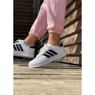 極新❣️正品Adidas Originals SambaRose 焦糖底 皮革餅乾底 鬆糕鞋 39/24.5水原希子同款