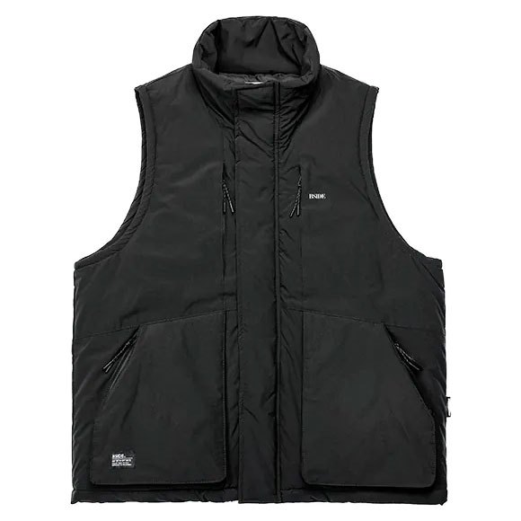 B-SIDE TECH UTILITY VEST 多口袋 鋪棉背心 (黑色) 化學原宿