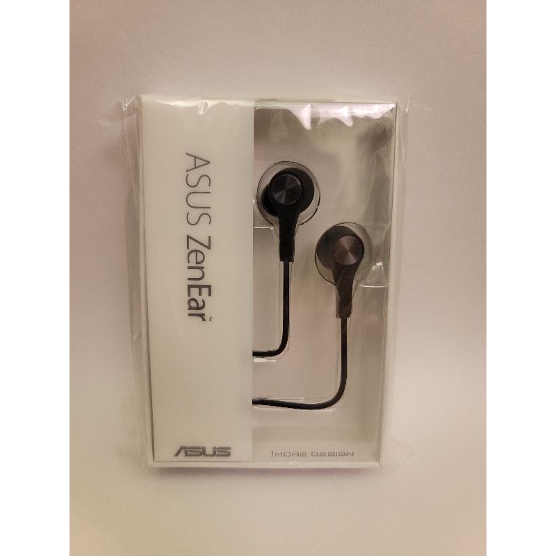 華碩 Asus ZenEar 耳道式耳機 入耳式耳機 線控含麥克風 3.5mm 可以接/掛電話/播放/暫停 全新盒裝