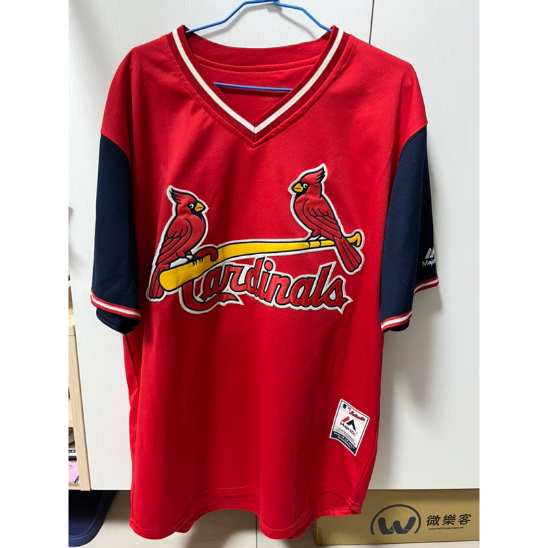 球員版 Yadier Molina 紅雀隊 明星捕手 MLB 球衣 運動服