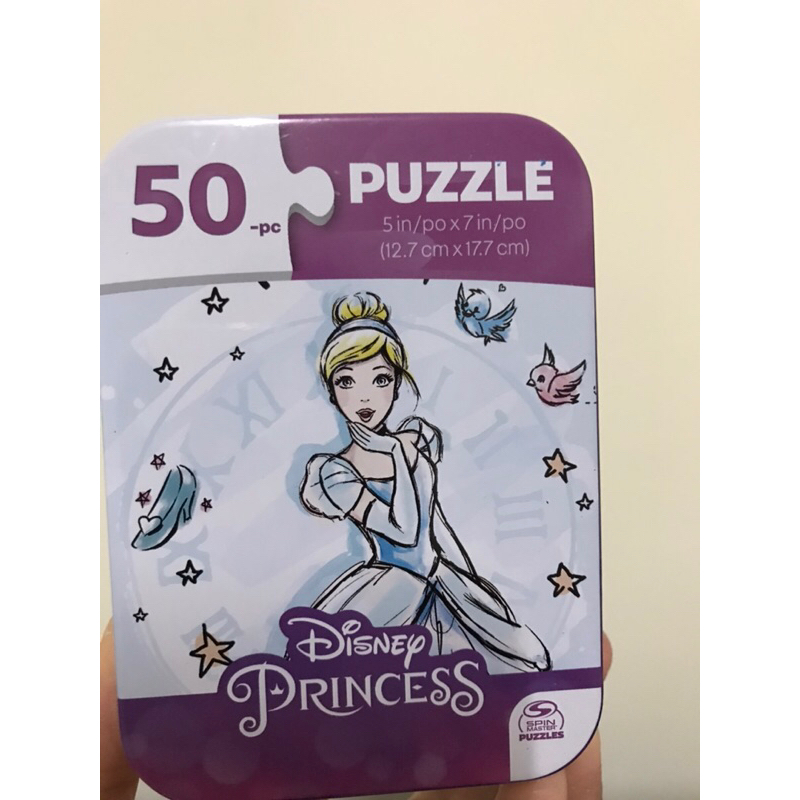Costco 好市多 正版 Disney 迪士尼鐵盒拼圖  仙度瑞拉 迪士尼拼圖 公主拼圖