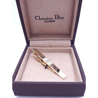 Dior( christian dior) 迪奧金色領帶夾 長度約:5.5cm(一般盒)