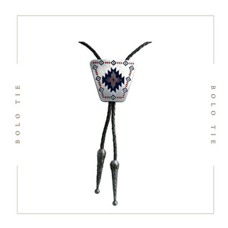 [Textric Select]保羅領帶 Bolo Tie 印地安圖騰 復古風格 項鍊 襯衫 中性
