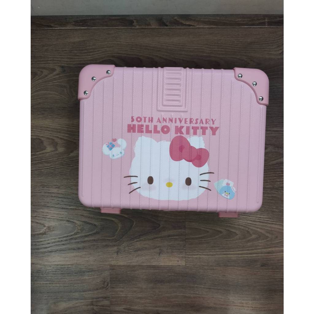 Hello Kitty 50周年 15吋硬殼手提箱(I shop 台灣 已拆封未使用 空箱)(現貨)7-11福袋23年