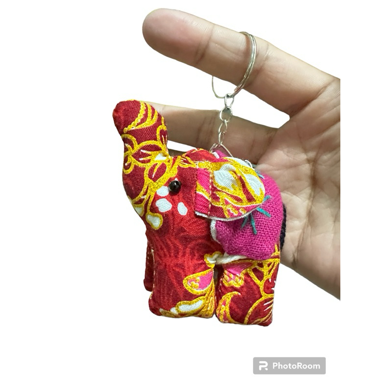現貨 泰國🇹🇭文創民族風格 /立體大象超級可愛鑰匙圈 吊飾包包