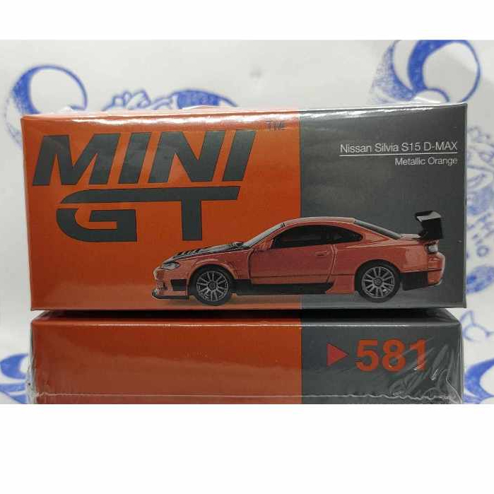 (現貨)  Mini GT 581 右駕 Nissan Silvia S15 D-MAX Metallic Orange