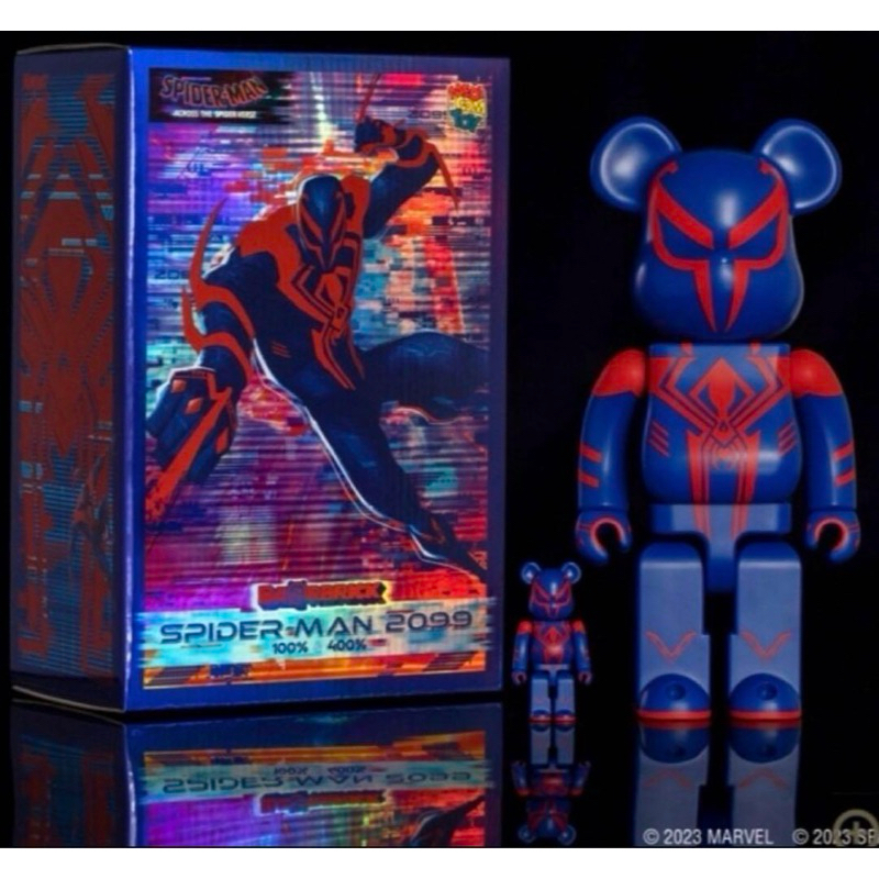 Be@rbrick 庫柏力克熊 未來蜘蛛人 Spider-Man 2099