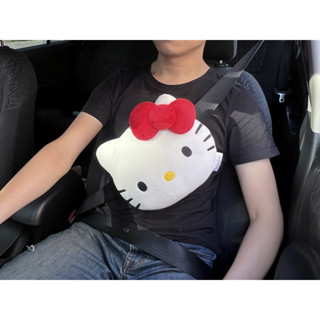 KT經典-頭型大安全帶護枕 hello kitty 凱蒂貓 吉蒂貓 日本 三麗鷗 無嘴貓