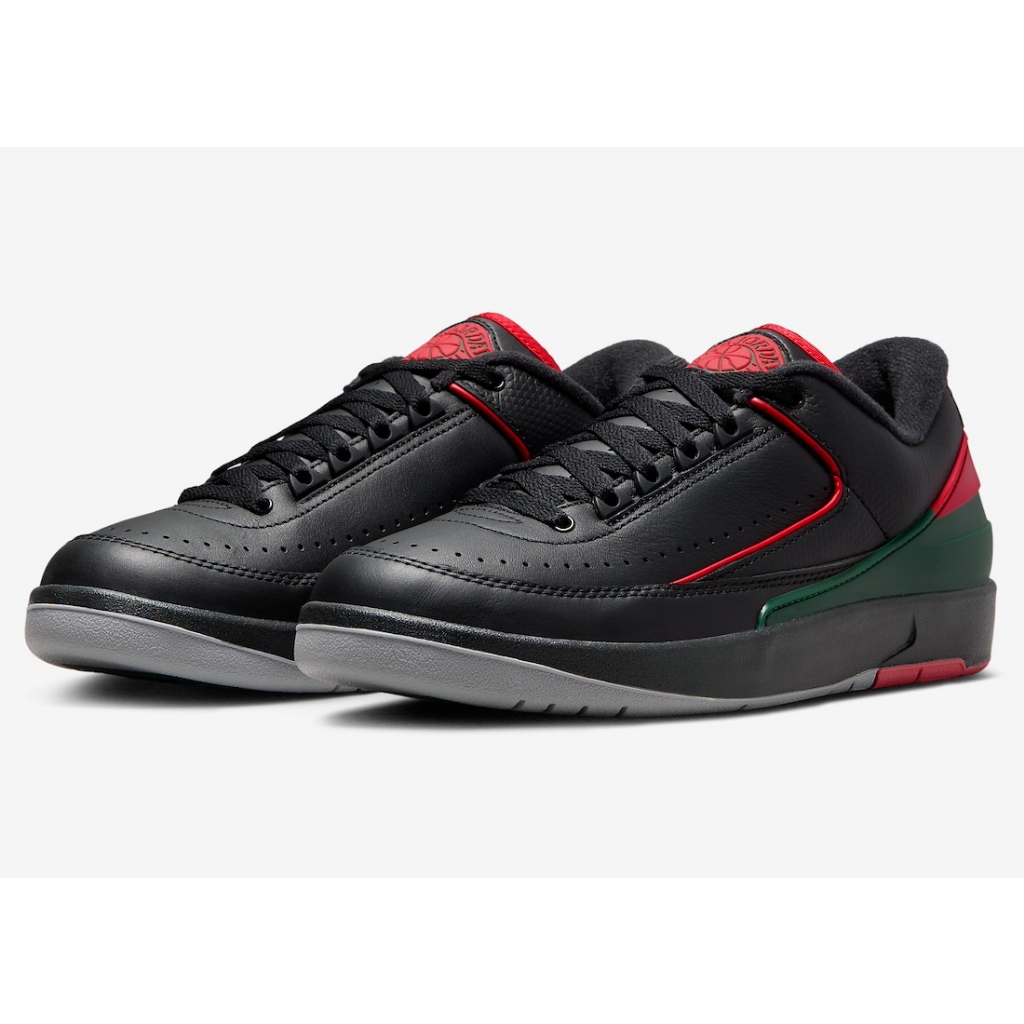 【EAT-SHOE】AIR JORDAN 2 LOW 黑綠紅 聖誕節 低筒 2代 DV9956-006 男鞋