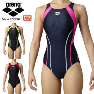 S號M號O號XO號ARN-0054WF現貨Arena AQUA RACING抗鹽加工連身泳衣低叉FINA競賽背洞加大