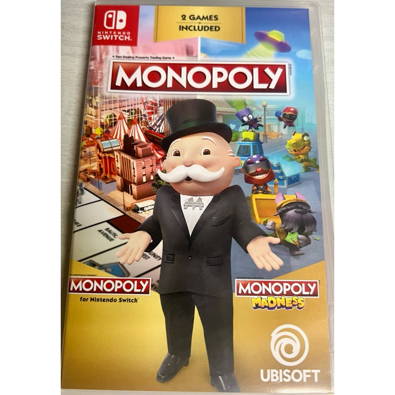 Switch 地產大亨 Monopoly 英文版 二手片