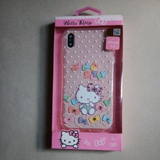 早期全新的2018年 三麗鷗授權 Hello Kitty iPhone 6.5手機殼 鑲水鑽粉漂亮 絕版珍藏