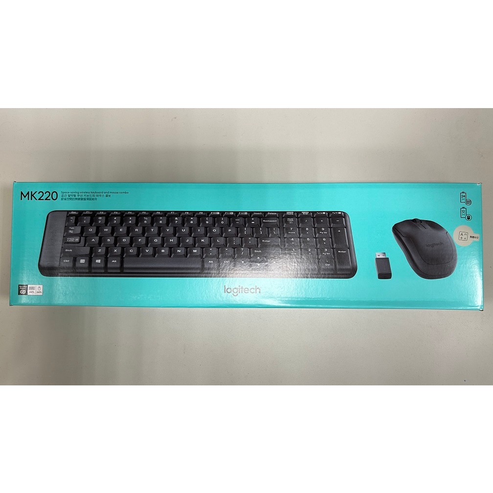 【全新未拆封】羅技 MK220 無線滑鼠鍵盤組