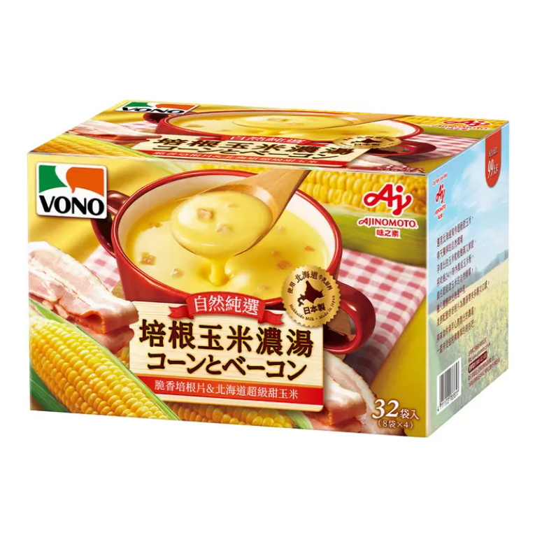 COSTCO代購 VONO 培根玉米濃湯 19.4公克 Bacon &amp; Corn Soup 玉米濃湯 玉米湯 玉米 培根