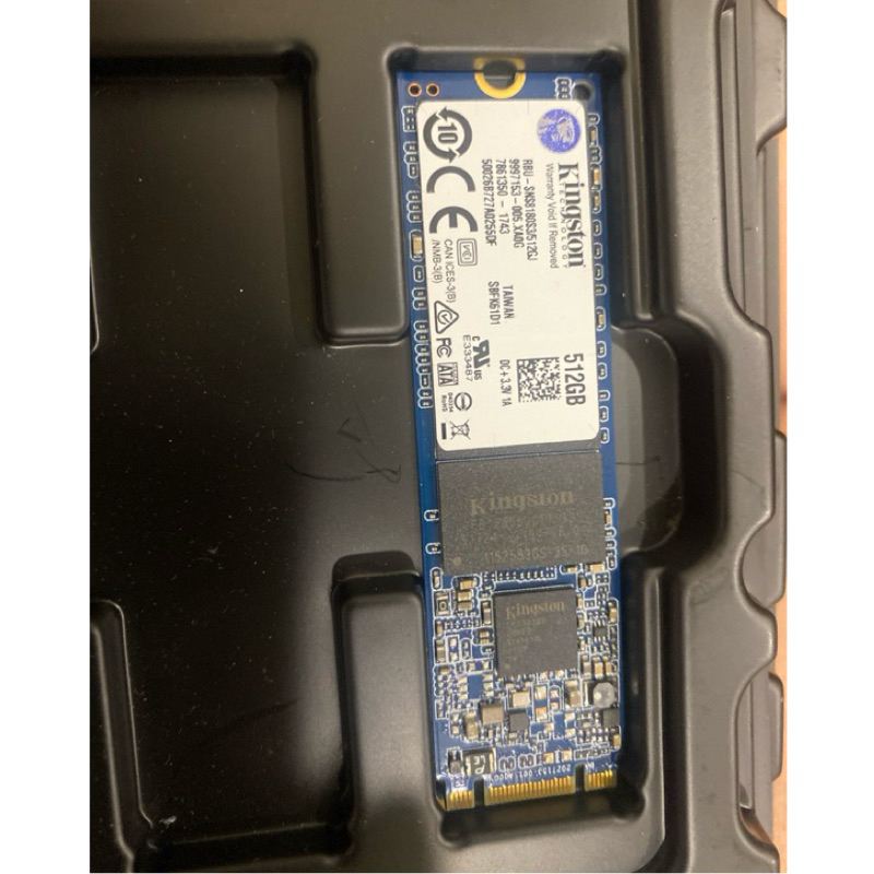 全新拆機 Kingston SSD M.2 2280 512GB全新拆機 固態硬碟