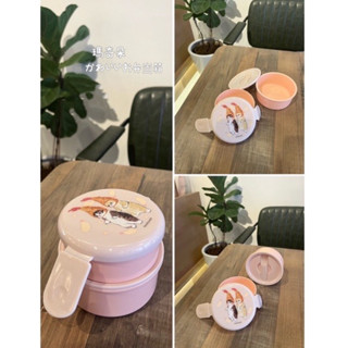 瑪奇朵✿｜日本製餐具 Mofusand貓福珊迪 炸蝦貓 雙層抗菌便當盒/餐盒