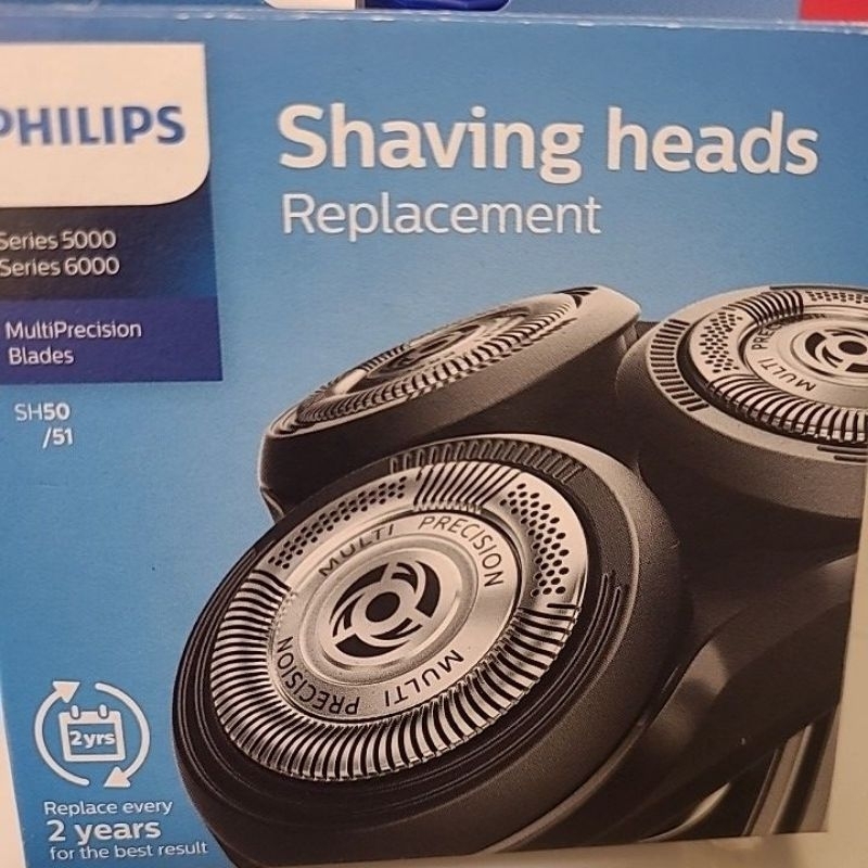 (台灣公司貨原廠盒裝)SH50原廠替換刀片PHILIPS 飛利浦刀片S5000 S5600 S5620 S5130