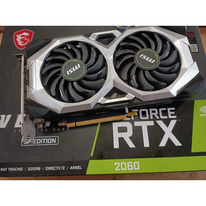 微星geforce rtx 2060 ventus 6g顯卡（二手）