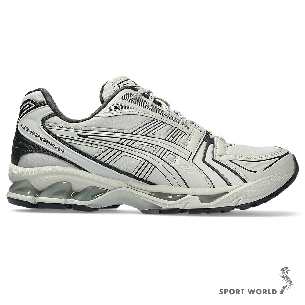 Asics 亞瑟士 男鞋 女鞋 慢跑鞋 緩震 GEL-KAYANO 14 灰綠【運動世界】1203A412-020