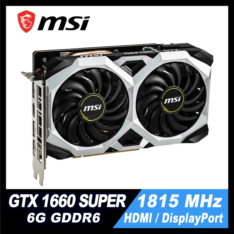 GTX 1660 SUPER 6G GDDR6 VENTUS XS OC【散裝無盒】MSI 微星｜GPU 電競 顯示卡