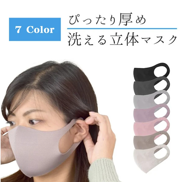 現貨 日本輸入 可水洗 口罩 防粉塵 花粉 小顏 五枚入