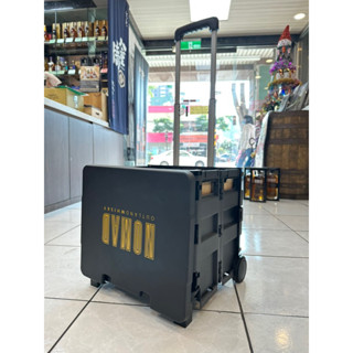 🛒可收納折疊式推車 露營置物箱 免安裝置物箱