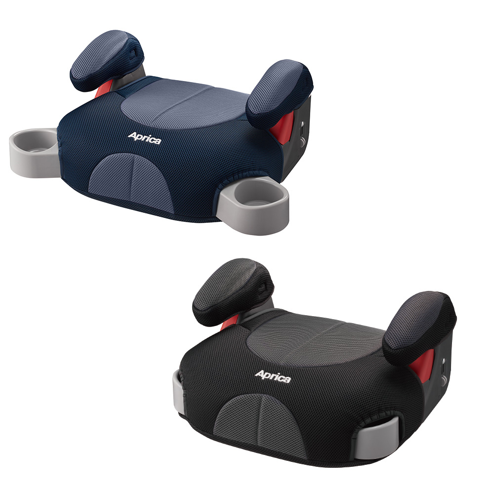【Aprica】Cushion Junior 成長型輔助汽車安全座椅 增高墊(星際藍/極光黑)