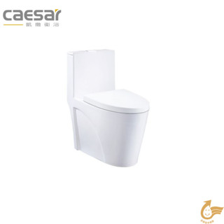 『洗樂適臺南義林店』凱撒衛浴CAESAR 金級省水雙段式加高單體省水馬桶CF1650(管距30cm)