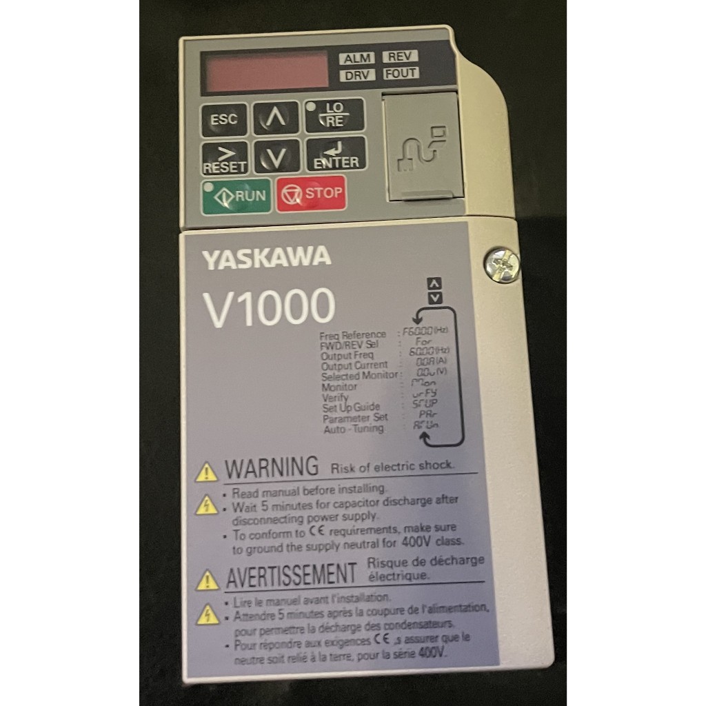 日本 安川YASKAWA 變頻器 CIMR-VT2A0006BAA 1HP 三相 200V 0.75Kw