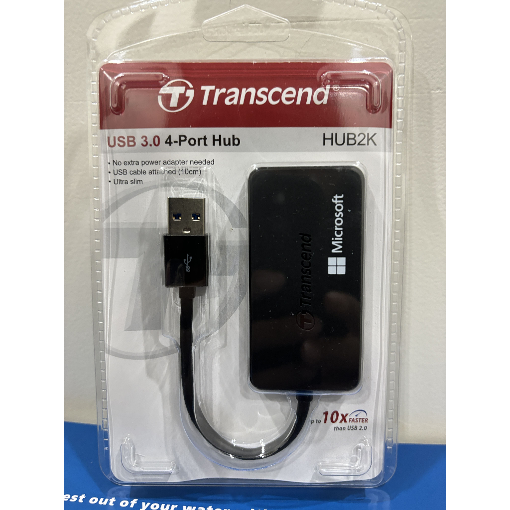 Transcend 創見 極速USB 3.1 HUB 4埠集線器(TS-HUB2K)