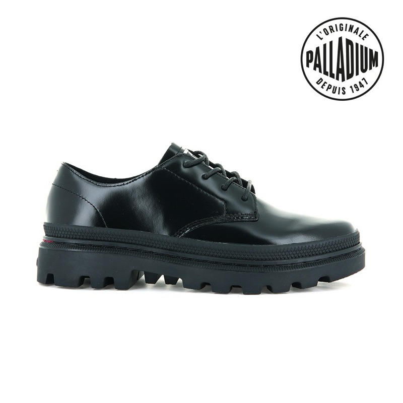 現貨 PALLADIUM PALLATROOPER OX-1 經典牛皮法式軍靴 短靴 低筒 中性 黑 77209-010