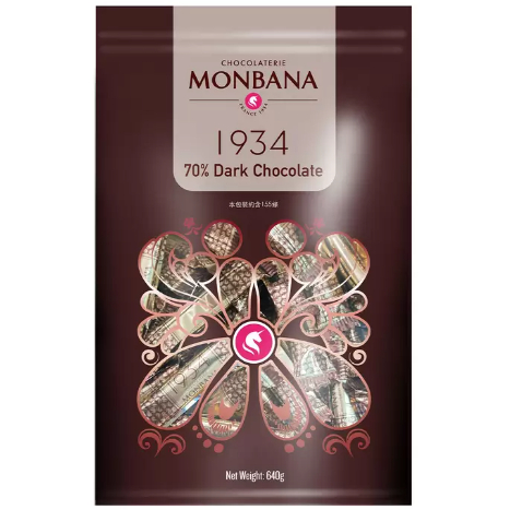 【好市多專業代購】🌵挑選最新效期🌵 Monbana 1934 70%迦納黑巧克力條 640公克