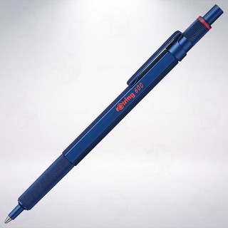 德國 紅環 rOtring 600 限定版原子筆: 金屬藍