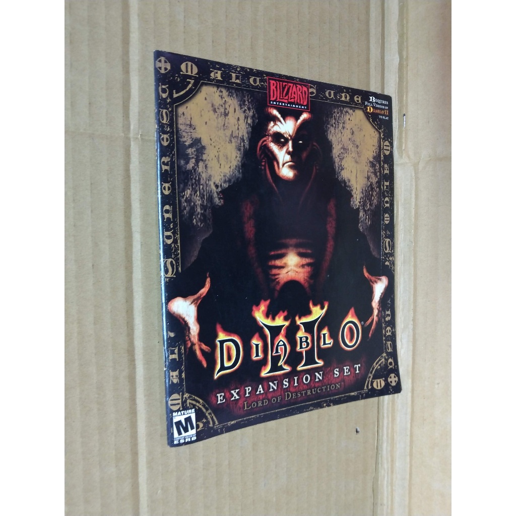 DIABLO II 暗黑破壞神2 英文使用手冊 遊戲說明書 電玩攻略│vv 121226