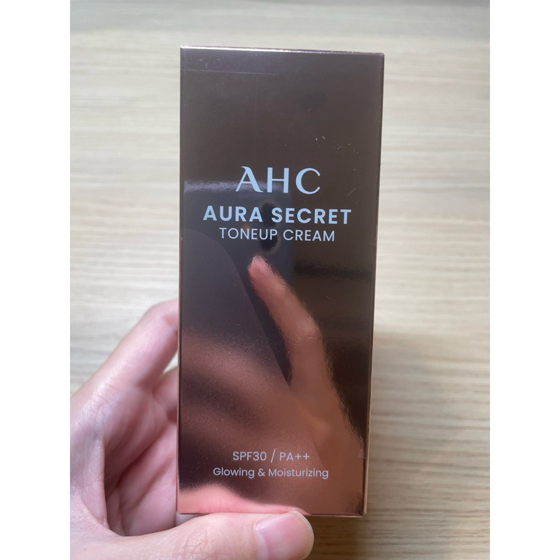 [出清特價] 韓國 AHC AURA SECRET 遮瑕提亮隔離粉紅素顏霜 50g
