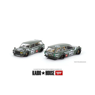 (全新)KaidoHouse X Mini GT 1/64 Datsun KAIDO 510 Wagon KHMG076