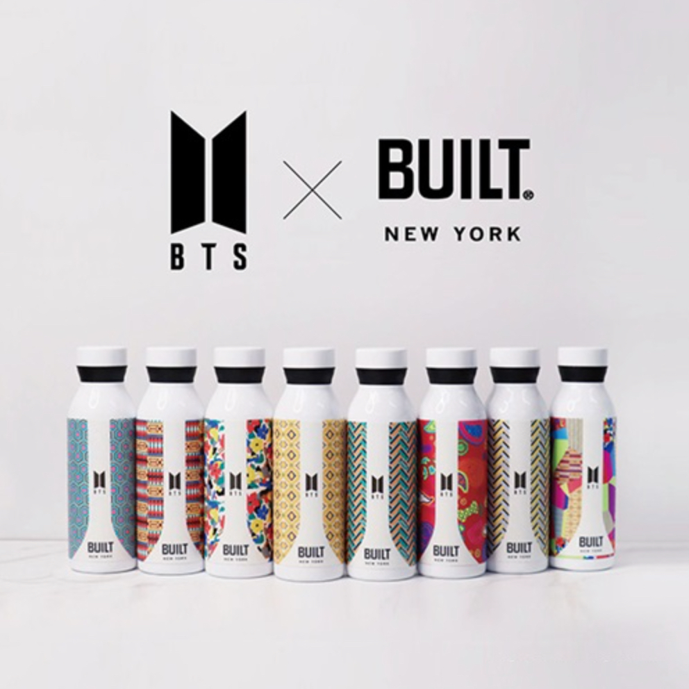 Built NY x BTS 聯名 不繡鋼保溫瓶 532ml 一體式保溫保冷杯 美國保溫瓶 不漏水水壺