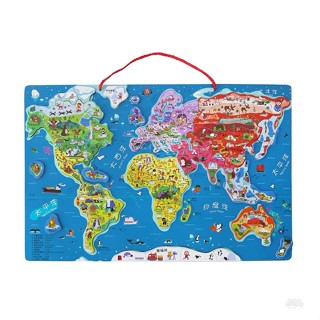 【芬蘭 Top Bright】環遊世界磁性地圖