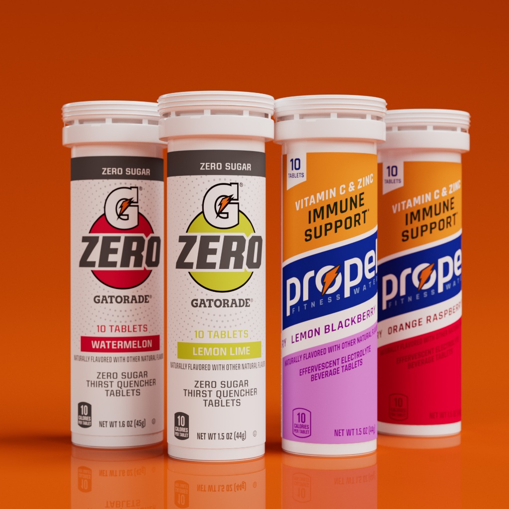 全新現貨 多款 美國 Gatorade Propel 發泡錠 水果 果汁 電解質 運動 能量 飲料 開特力 免疫力 無糖