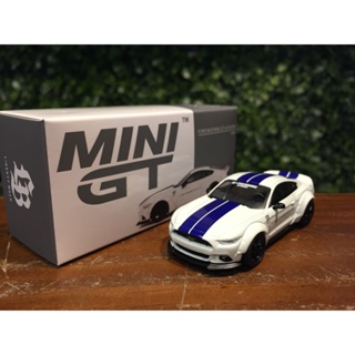 1/64 MiniGT LBWK Ford Mustang GT White MGT00646L【MGM】