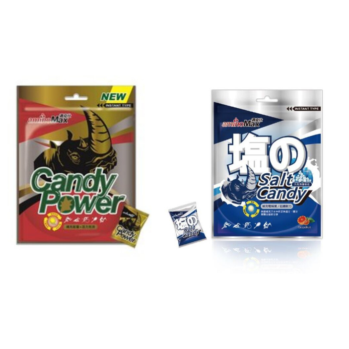 aminoMax 邁克仕 Candy Power 能量糖 / Salt Candy 鹽糖 海鹽 軟糖 礦物質-網路單車