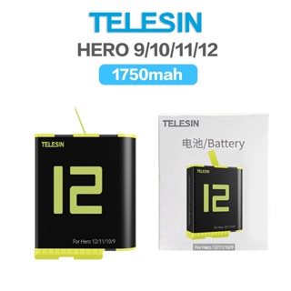 泰迅 TELESIN 副廠電池 低溫長效款 【eYeCam】GoPro Hero 9 10 11 12