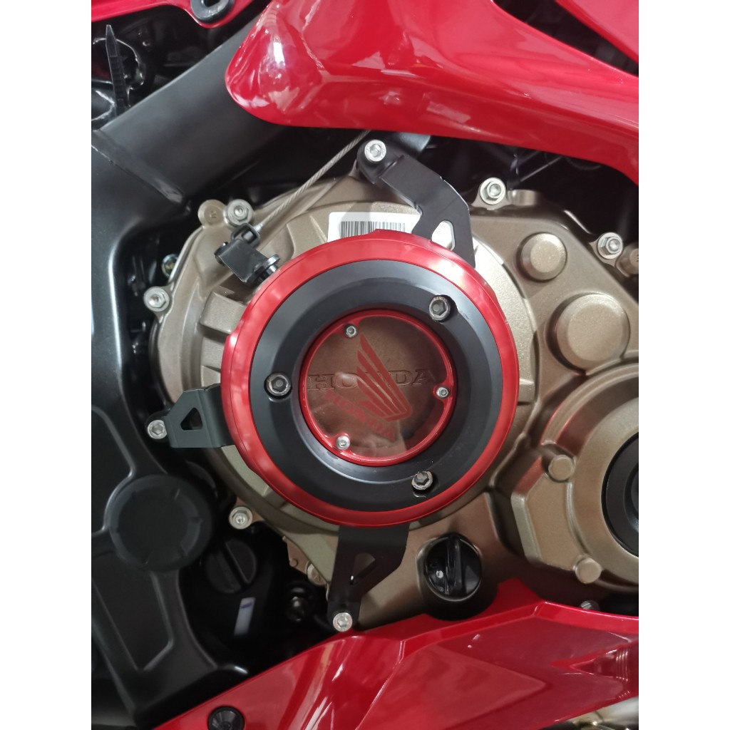 CB650 R引擎護蓋組 適用於 Honda 2023 CB650R改裝紅色引擎護蓋 CBR650R 引擎護蓋右側 20