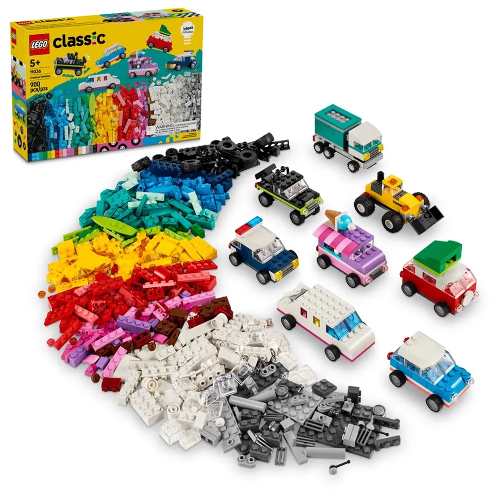 LEGO樂高 LT11036 Classic 基本顆粒系列 - 創意車輛